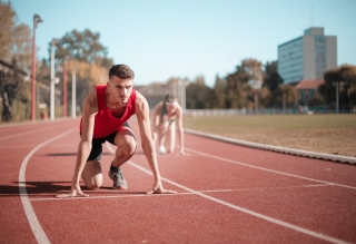 Atletiek renbaan